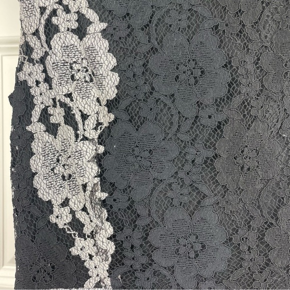 Betsey Johnson Women's Dress Black White Floral Size 2 - Picture 4 of 13